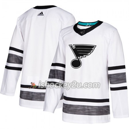 Mænd NHL St. Louis Blues Trøje Blank Hvid 2019 All-Star Adidas Authentic
